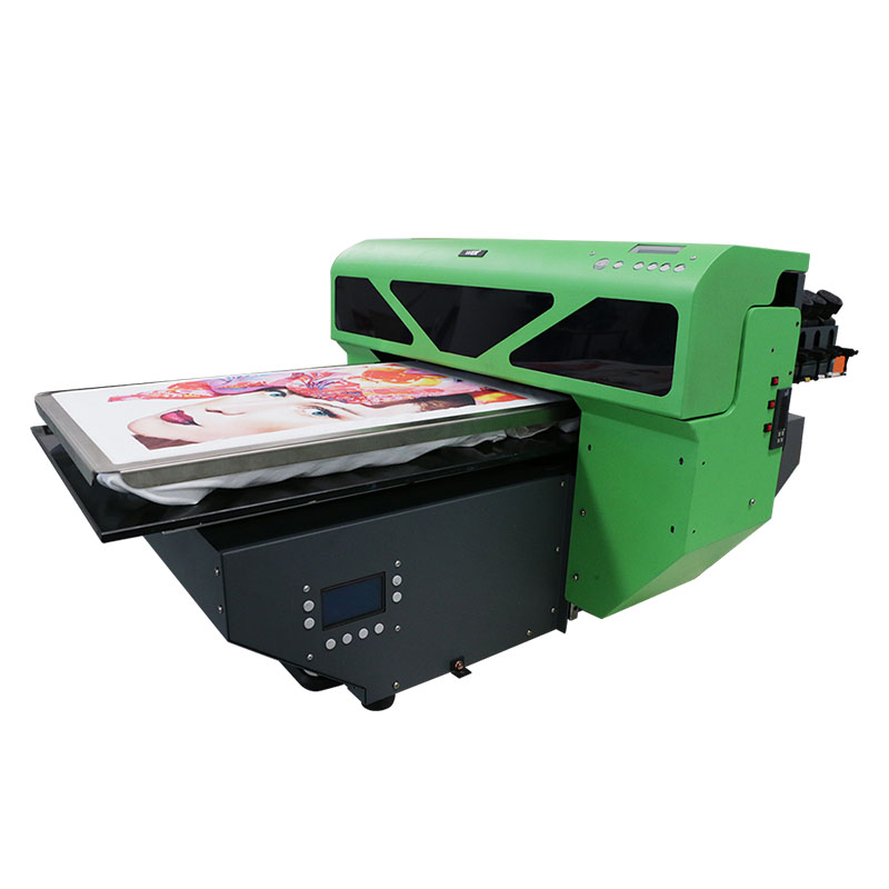 8-цветен високоскоростен dtg принтер за тениска евтин принтер за фланелки с фланелка за фланелки, направен в Китай WER-D4880T