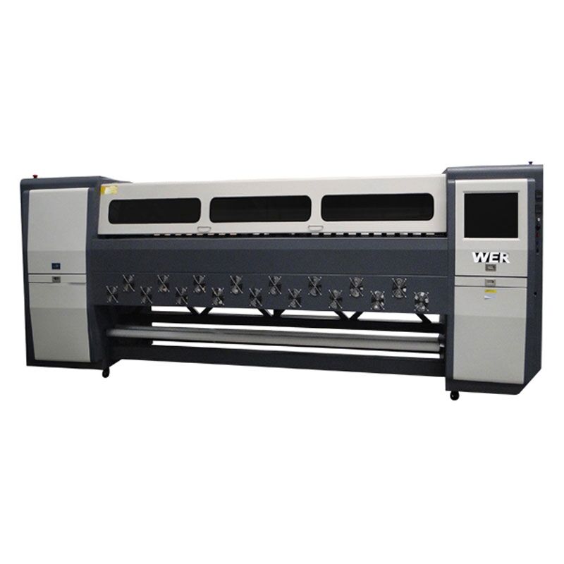 Добро качество на K3404I / K3408I разтворител принтер 3.4 м тежък работен мастилено-струен принтер