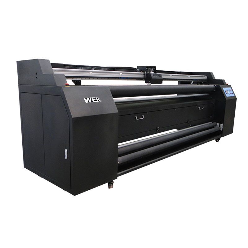 WER-E1802T 1,8m suoraan tekstiilikirjoittimeen, jossa on 2 * DX5-sublimoituva tulostin