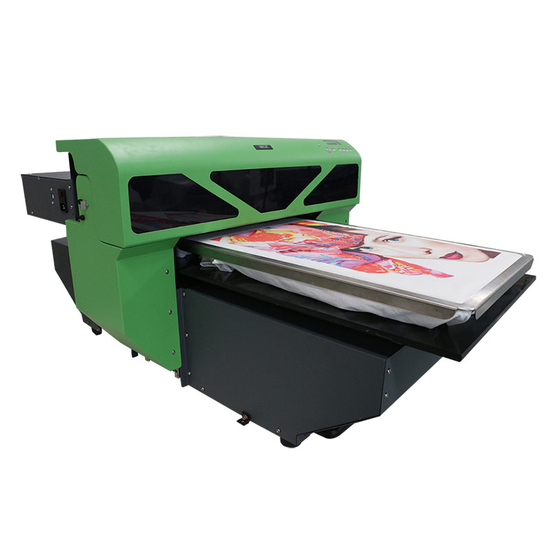 最优质的T恤印花机直接与A2尺寸WER-D4880T的服装印花机