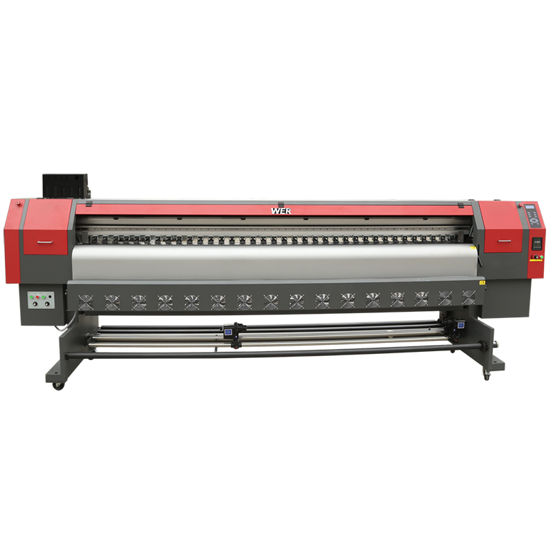 eco solvent printer dx7 head 32m digital flex banner printer, ເຄື່ອງພິມ Vinyl WER-ES3202