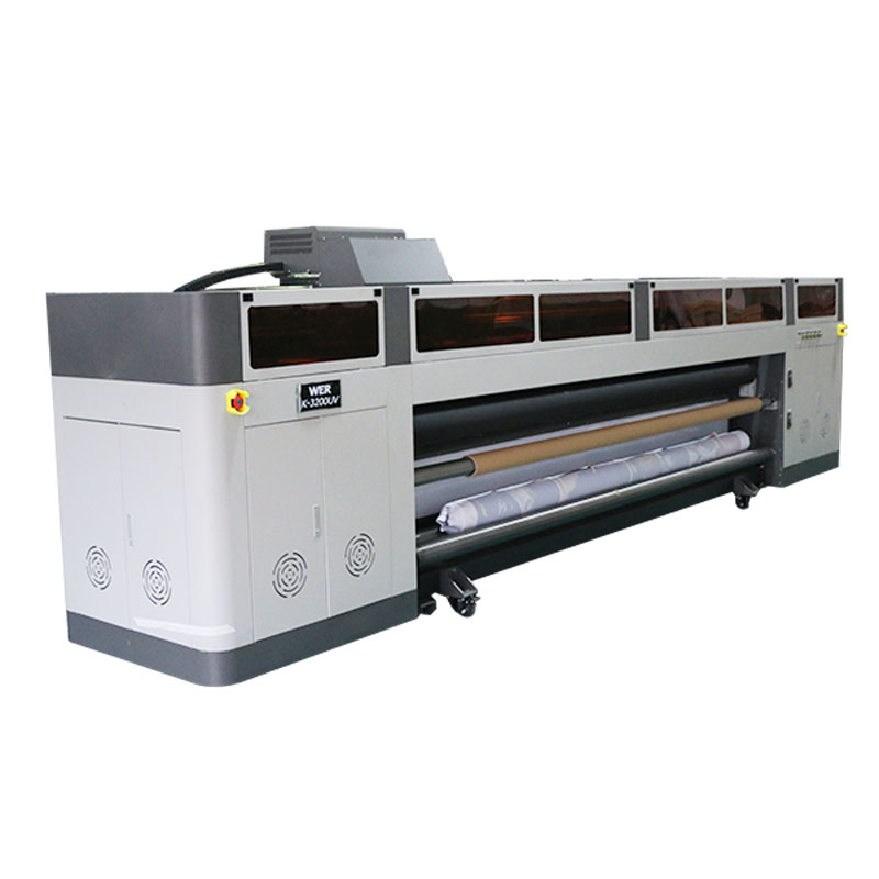 υψηλής ευκρίνειας μηχανή ψηφιακής εκτύπωσης υψηλής ταχύτητας με εκτυπωτή Wer-G-3200UV