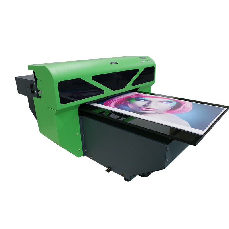1800 A2 size new design textile flatbed glass printer printing machine WER-D4880UV