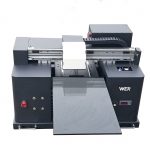 2018 UV led flatbed printer a4 dtg t shirt logo printing machine for sale WER-E1080T