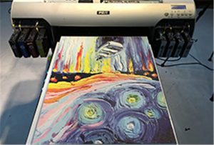 Canvas sample from A2 UV Printer WER-EH4880UV