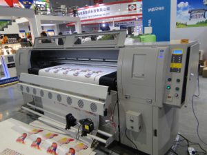 Leather printing machine