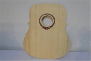 Wood guitar sample from A2 size uv printer WER-DD4290UV